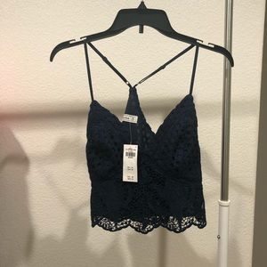 Abercrombie&Fitch top Navy Blue size M